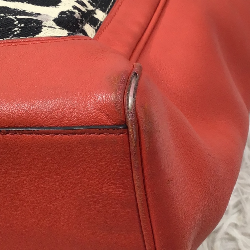 Coach Legacy Ocelot Candace leather satchel shoulder bag - Picture 10 of 14